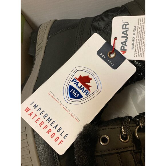 Waterproof Pajar Women's Karley Snow Boots - Insulated Black EUR 38 US 7-7.5 New - Picture 10 of 13